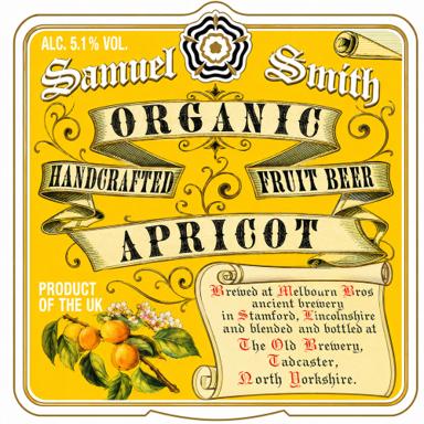 Organic Apricot Fruit Beer beer artwork