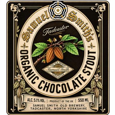 Organic Chocolate Stout beer artwork