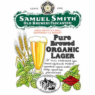 Pure Brewed Organic Lager beer artwork