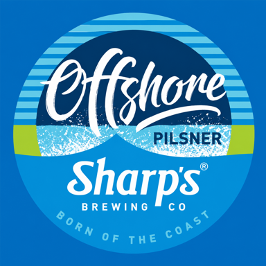 Offshore Pilsner beer artwork