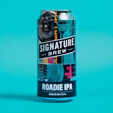 Roadie beer artwork