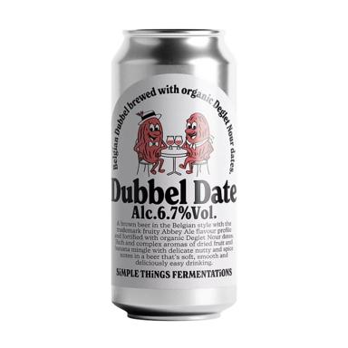 Dubbel Date beer artwork