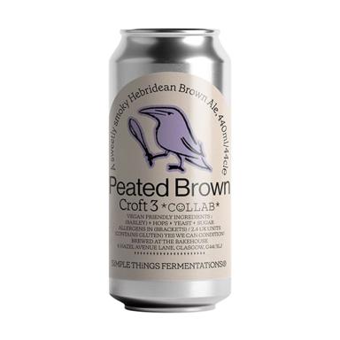 STF x Croft 3 Peated Brown beer artwork