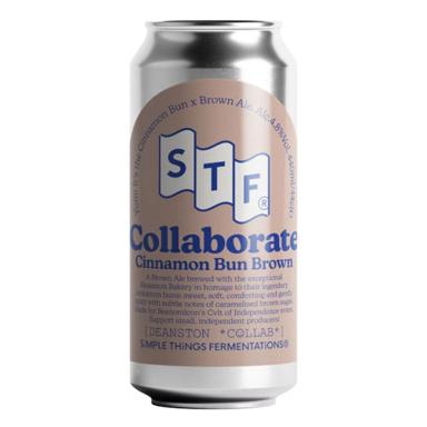 STF x Deanston Cinnamon Bun Brown beer artwork