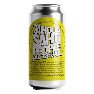 STF x ISBF 24 Hour Sahti People beer artwork