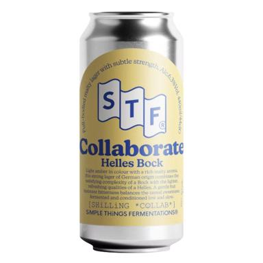 STF x Shilling Helles Bock beer artwork