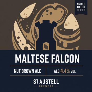 Maltese Falcon beer artwork