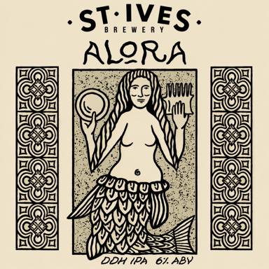 Alora DDH IPA beer artwork