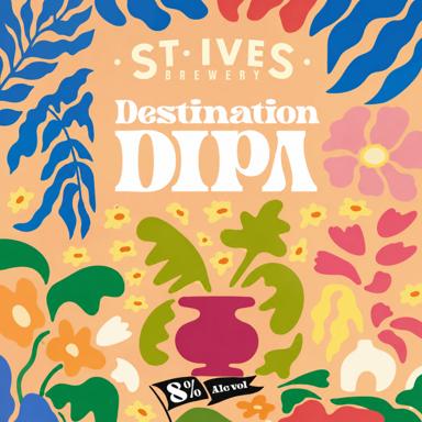 Destination DIPA beer artwork