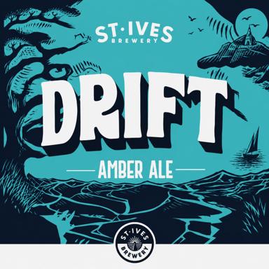 Drift Amber Ale beer artwork