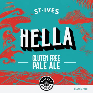 Hella GF Pale Ale beer artwork