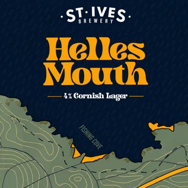 Helles Mouth Cornish Lager beer artwork