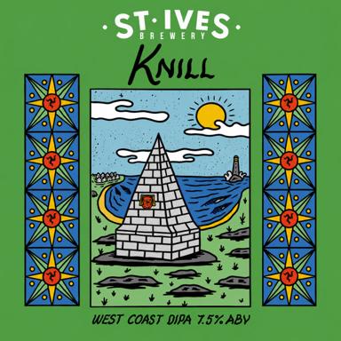 Knill West Coast DIPA beer artwork