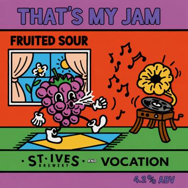 That's My Jam Fruited Sour beer artwork