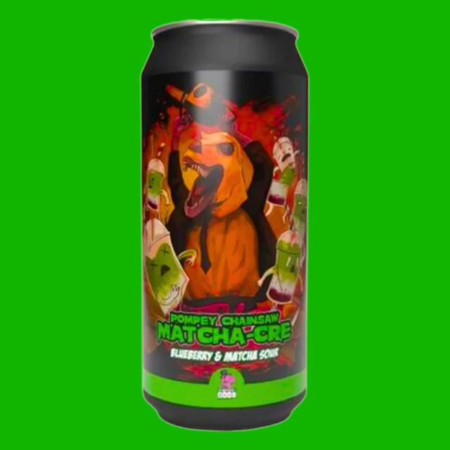 Pompey Chainsaw Matchacre beer artwork