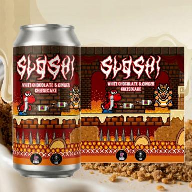 Sloshi: White Chocolate Ginger Cheesecake beer artwork