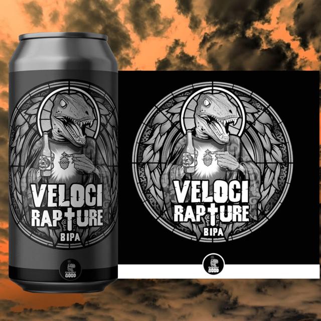 Velocirapture BIPA beer artwork
