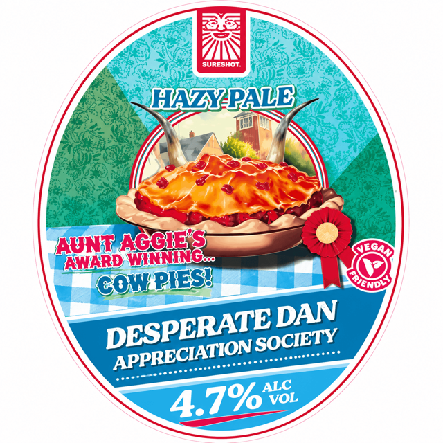 Desperate Dan Appreciation Society beer artwork