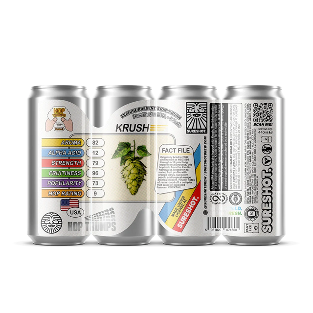 Feature Presentation: Krush beer artwork