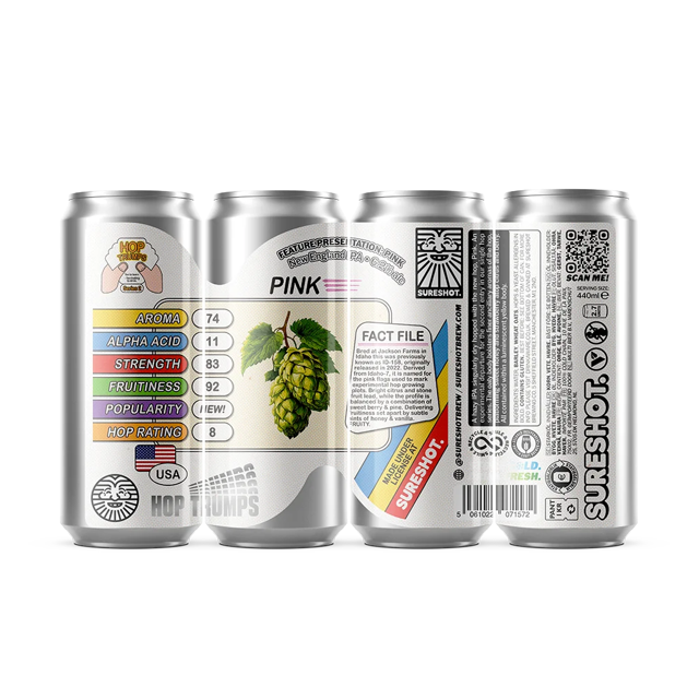 Feature Presentation: Pink beer artwork