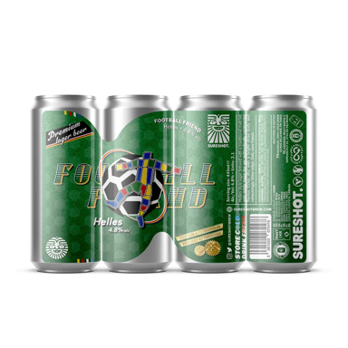 Football Friend beer artwork