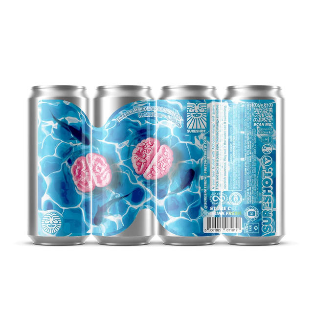 I Was Swimmin' In The Caribbean beer artwork