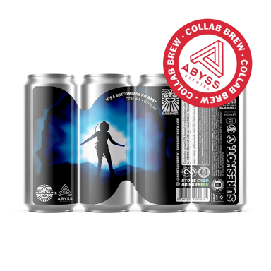 It's A Bottomless Pit Baby beer artwork