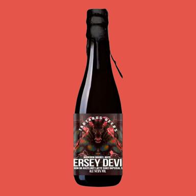 Bourbon Barrel-Aged Jersey Devil beer artwork