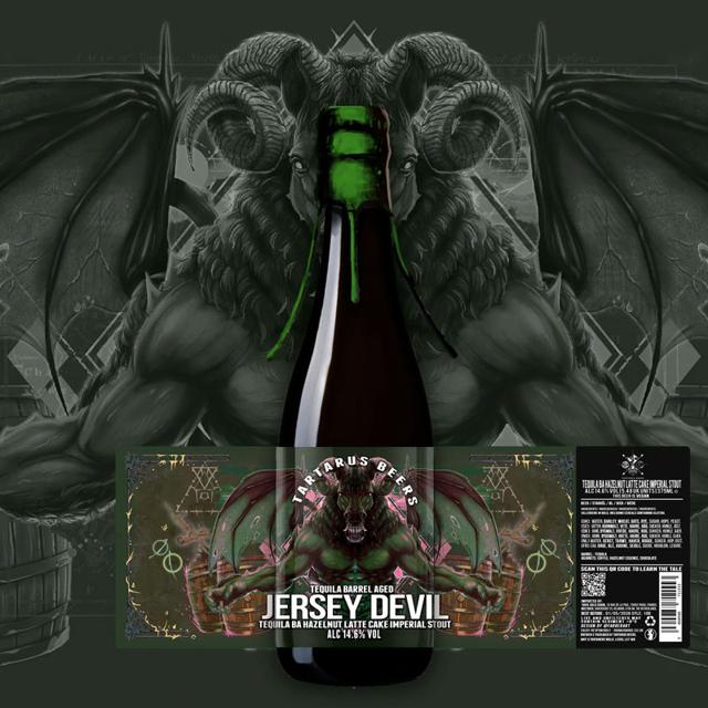 Tequila Barrel-Aged Jersey Devil beer artwork