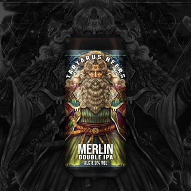 Merlin beer artwork