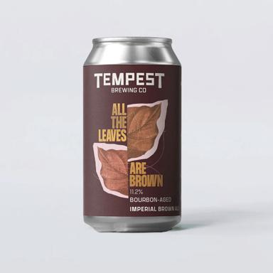 Bourbon All The Leaves Are Brown beer artwork