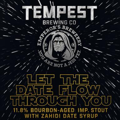 Let The Date Flow Through You beer artwork