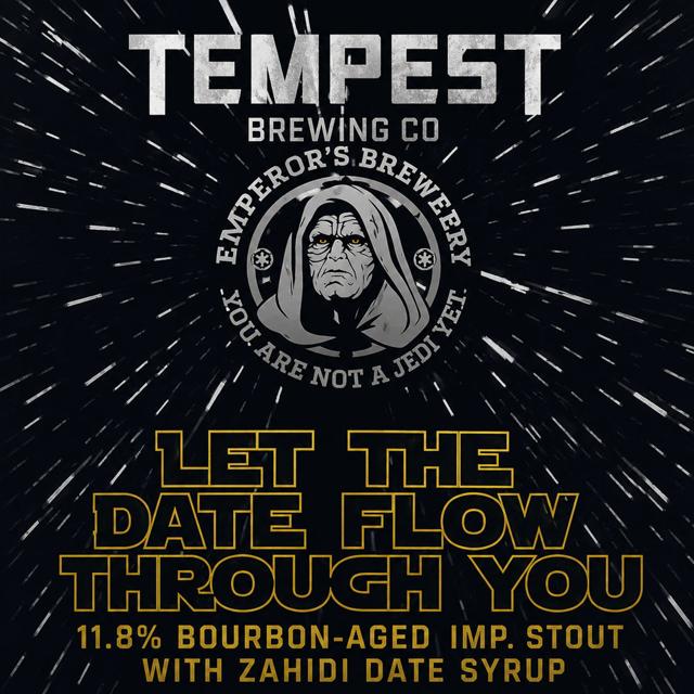 Let The Date Flow Through You beer artwork