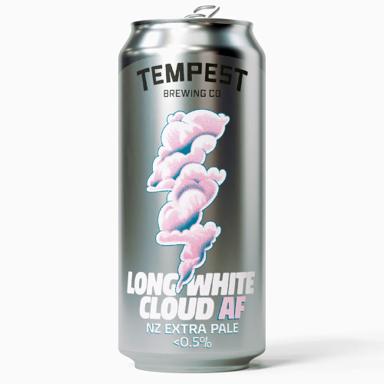 AF Long White Cloud beer artwork