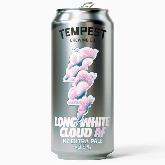 AF Long White Cloud beer artwork