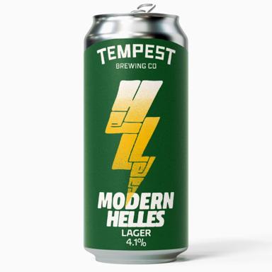 Modern Helles beer artwork