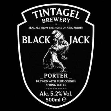 Black Jack beer artwork