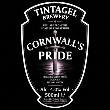 Cornwall's Pride beer artwork