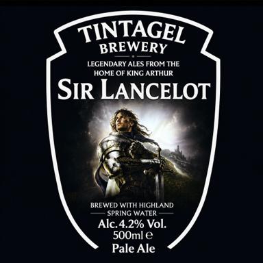 Sir Lancelot beer artwork
