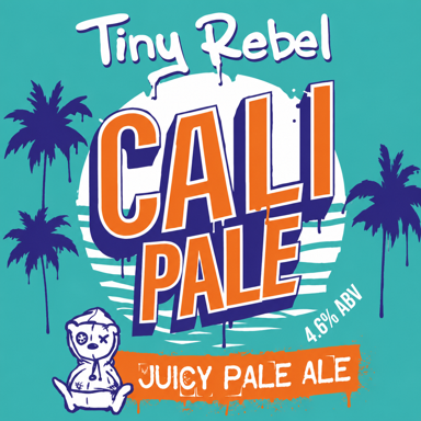 Cali Pale beer artwork