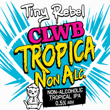 Clwb Non Alc beer artwork