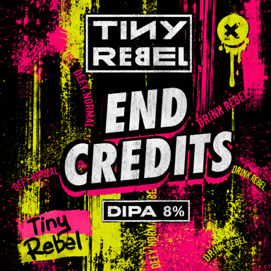 End Credits beer artwork