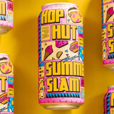 Hop Hut Summer Slam beer artwork