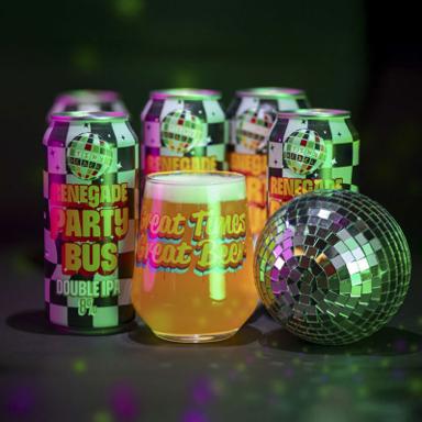Renegade Party Bus beer artwork