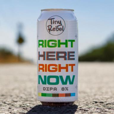 Right Here Right Now beer artwork