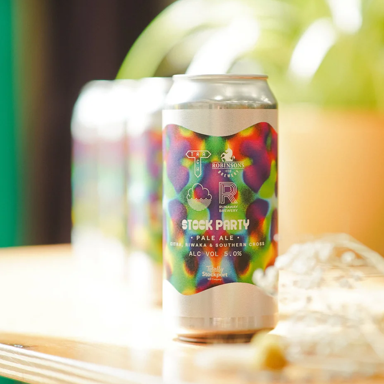 Stock Party beer artwork