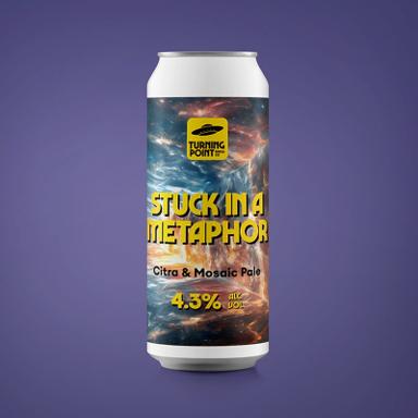 Stuck In A Metaphor beer artwork
