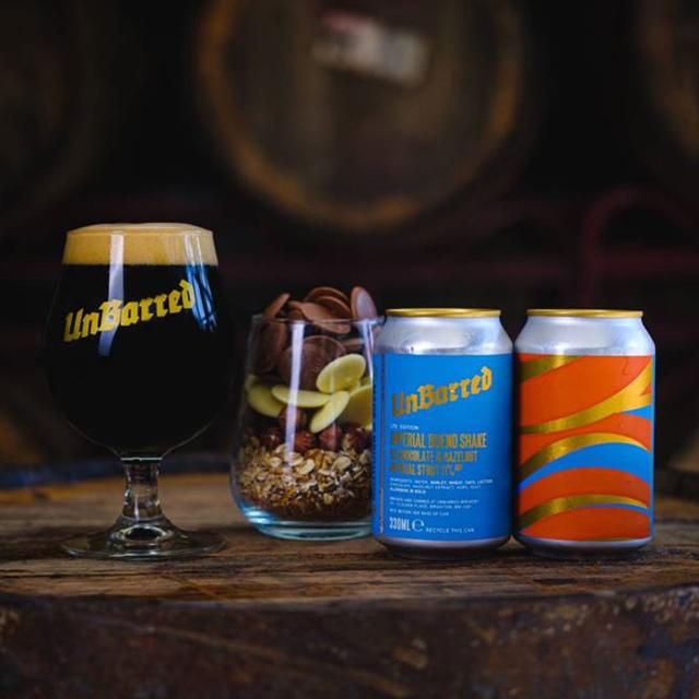 Barrel Aged Imperial Bueno Shake beer artwork
