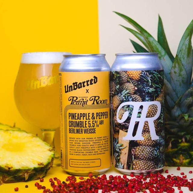 Pineapple & Pepper Crumble beer artwork