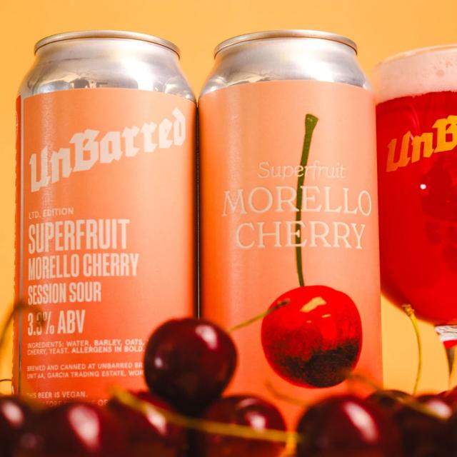 SuperFruit: Morello Cherry beer artwork